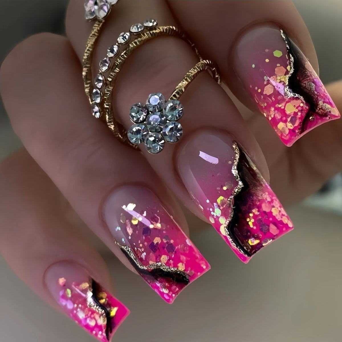 Uñas pink