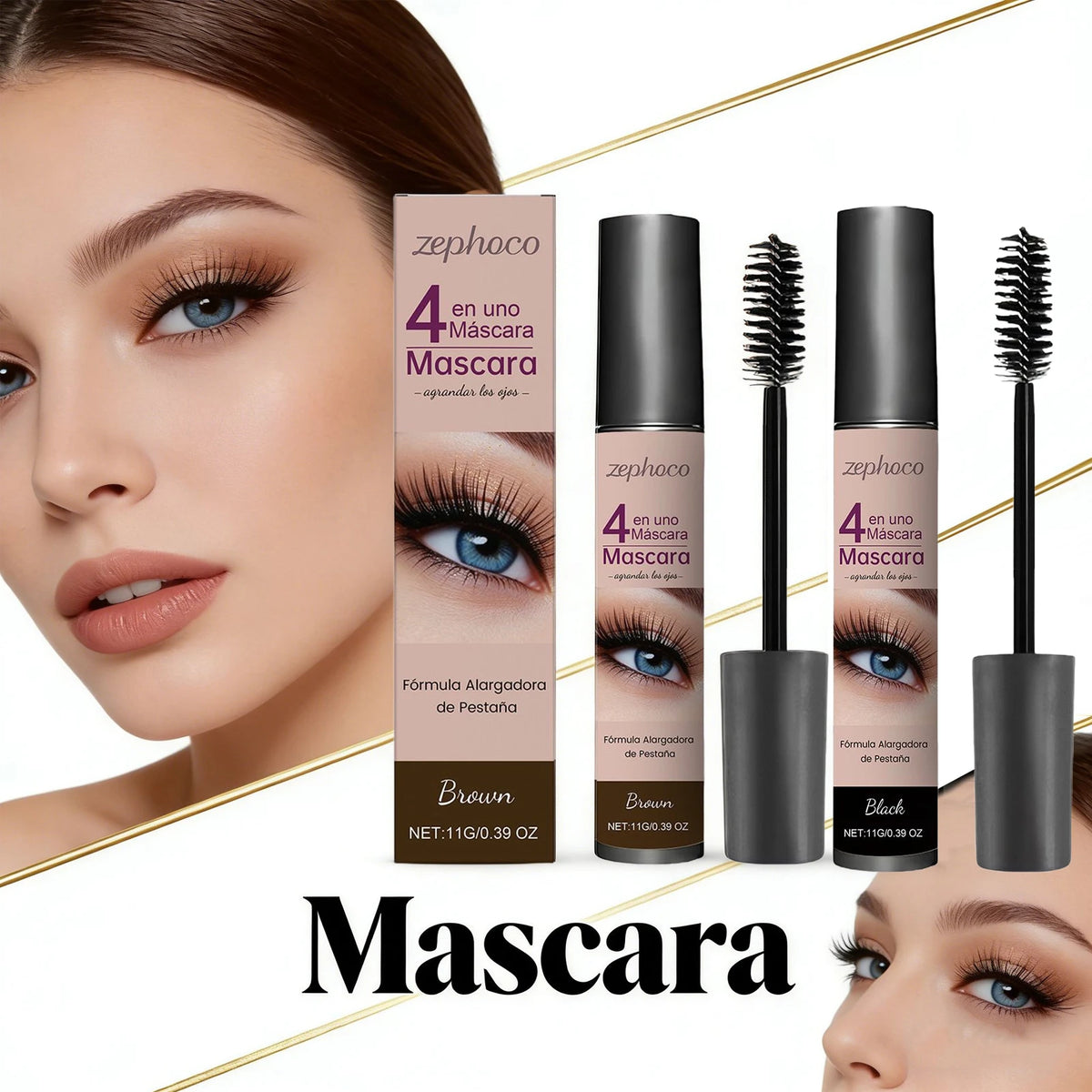 Waterproof Mascara Black Brown