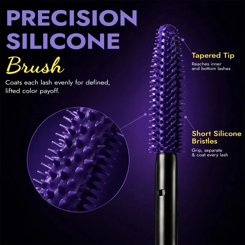 8 Color Silk Fiber Matte Mascara