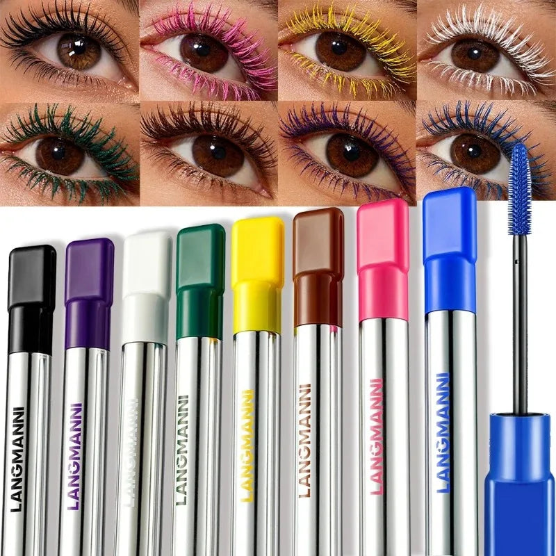 8 Color Silk Fiber Matte Mascara